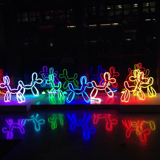 Neon Dogs by Deepa Mann-Klerr