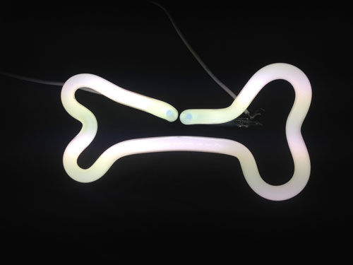 Neon Dog Bones