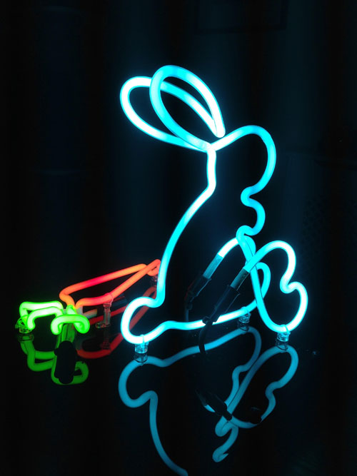 Neon Bunny and Carrott